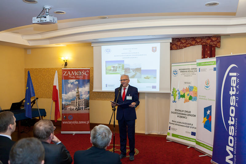 Uroczyste otwarcie RZZO w Dębowcu – Prezes PGK Sp. z o.o. Pan Franciszek Josik.