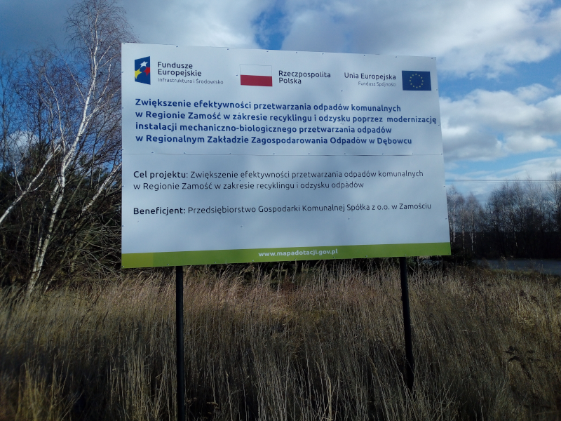 Modernizacja instalacji mech.-biol. przetwarzania odpadów.